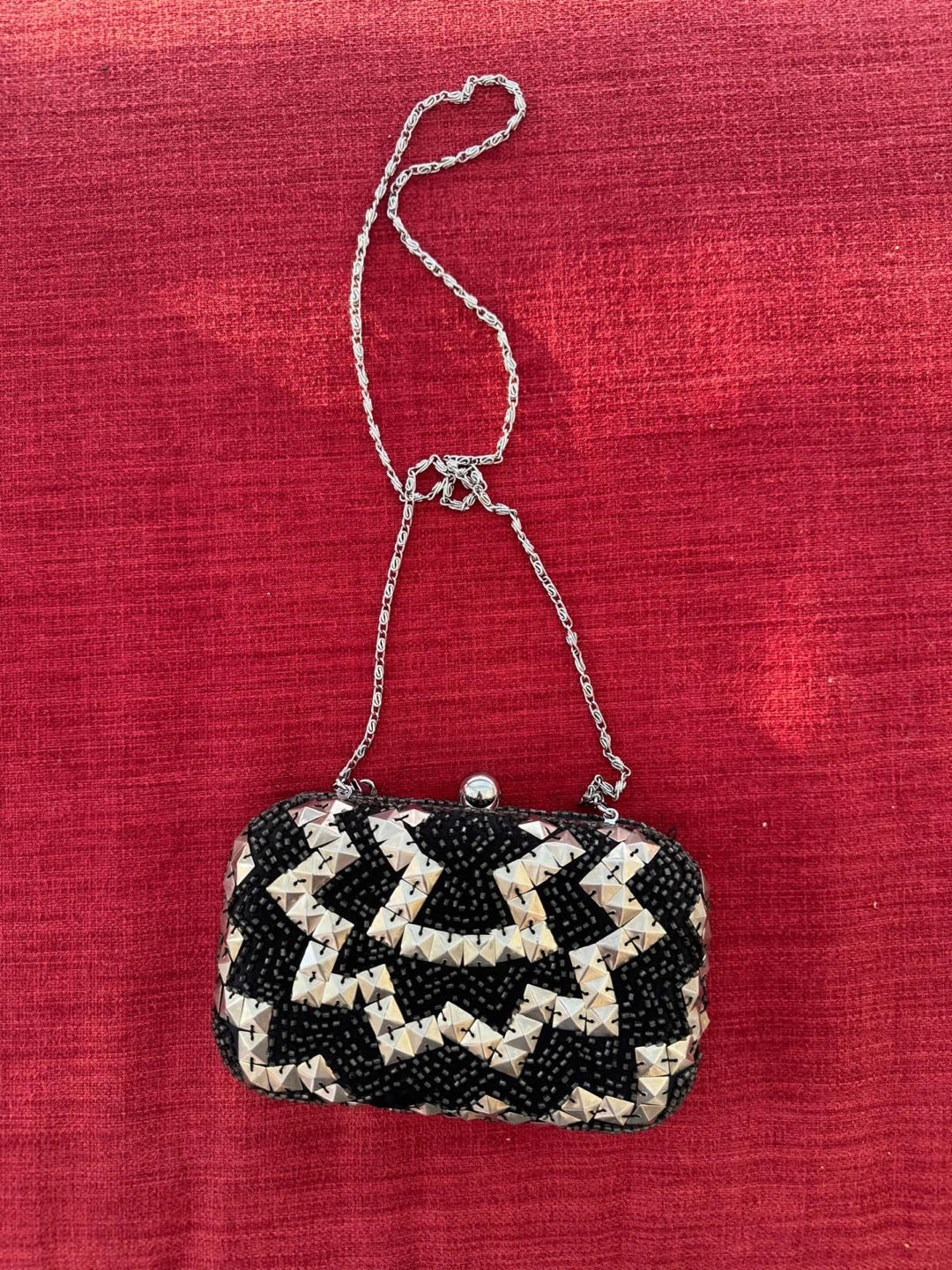 Juicy Couture Beaded Clutch with Chain - photo 2