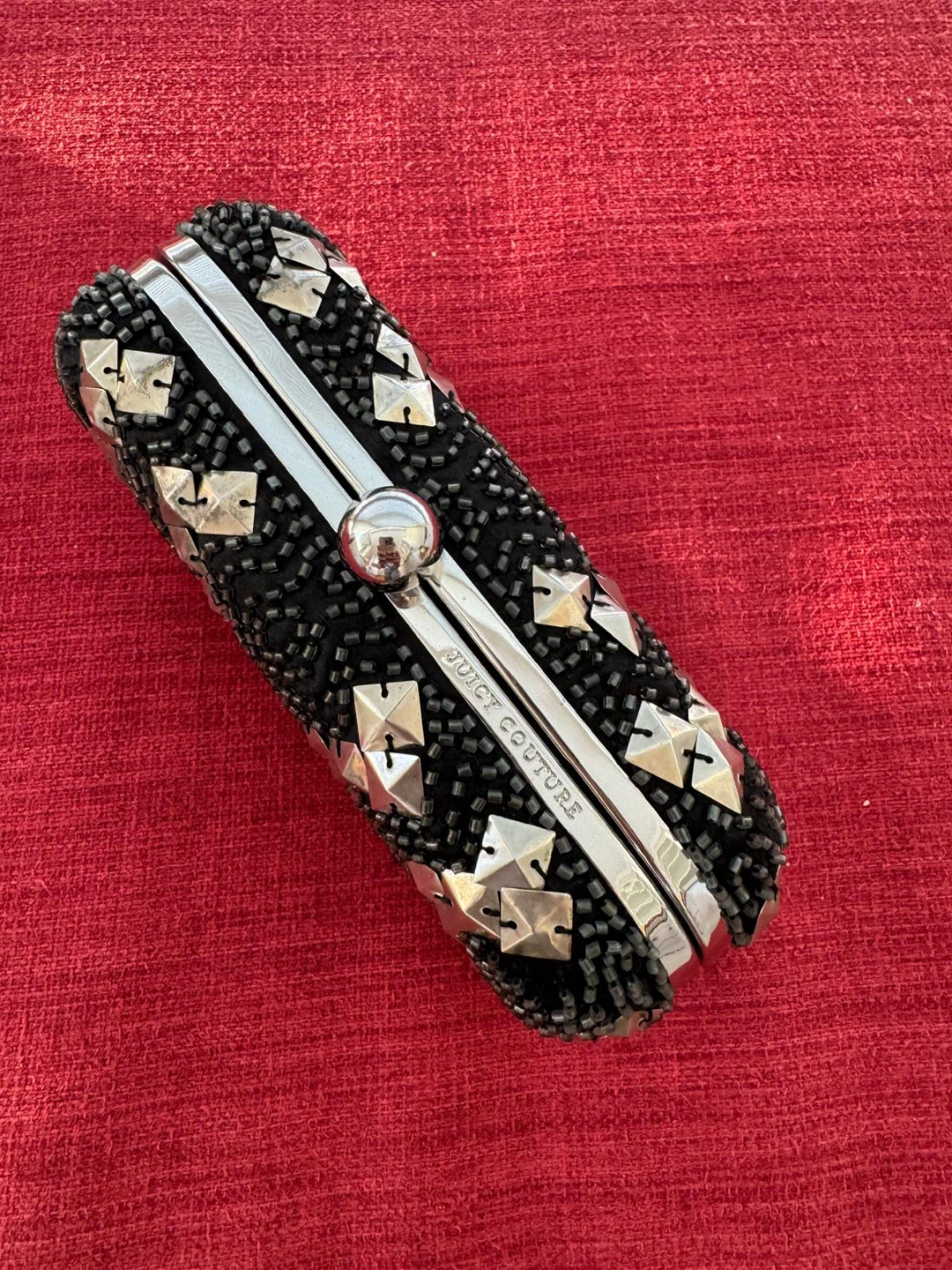 Juicy Couture Beaded Clutch with Chain - photo 4