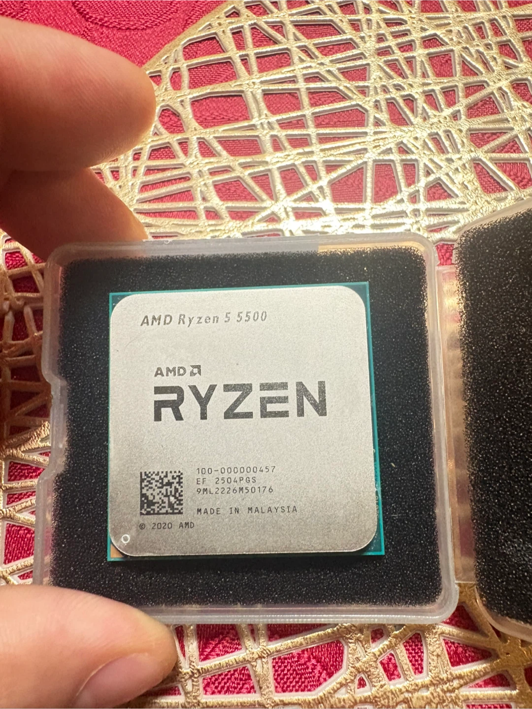AMD Ryzen 5 5500 CPU / Arctic freeze 34 cooler