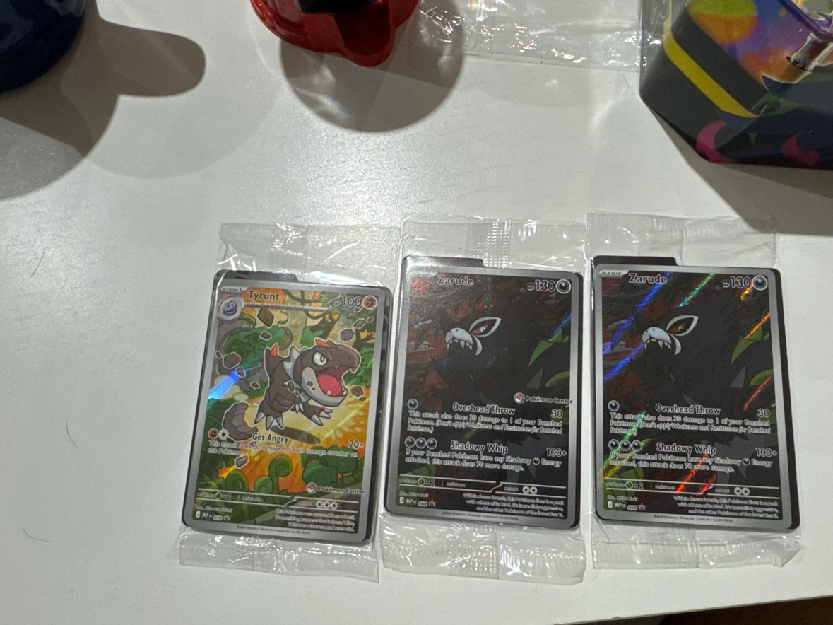 Pokemon Trading Cards - Tyrunt and Zarude