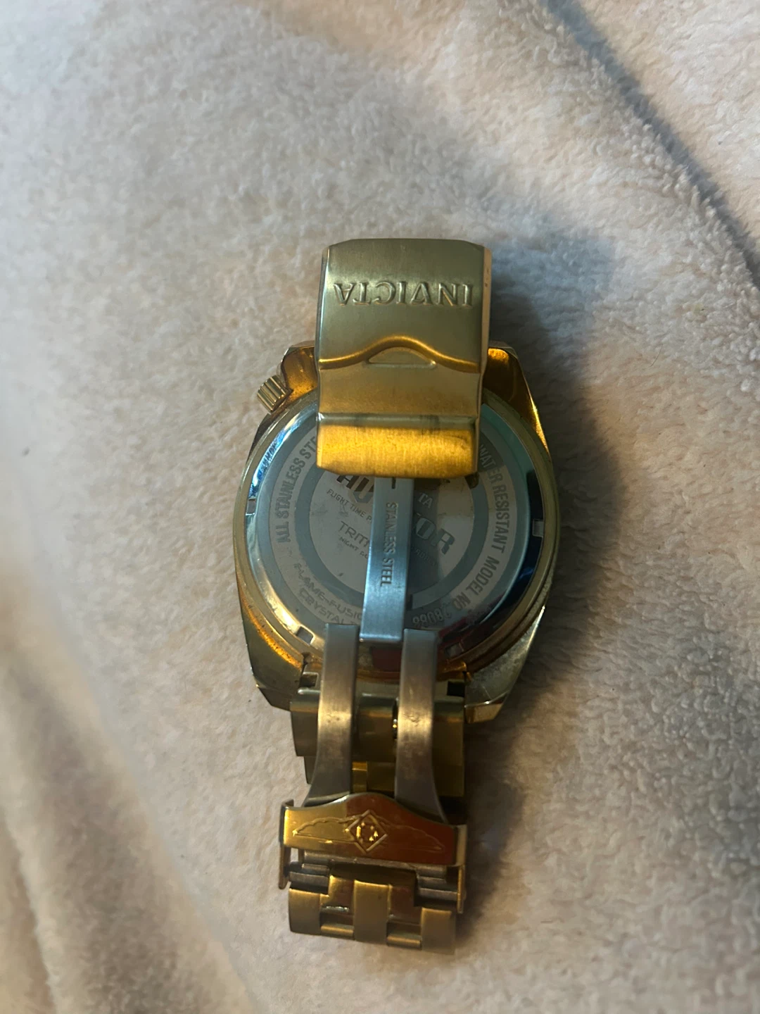 Invicta Gold Tone Chronograph Watch - photo 4