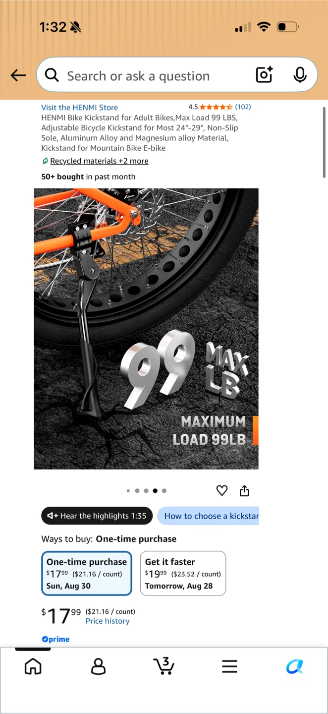 Bike Kickstand for Adult Bikes - photo 2