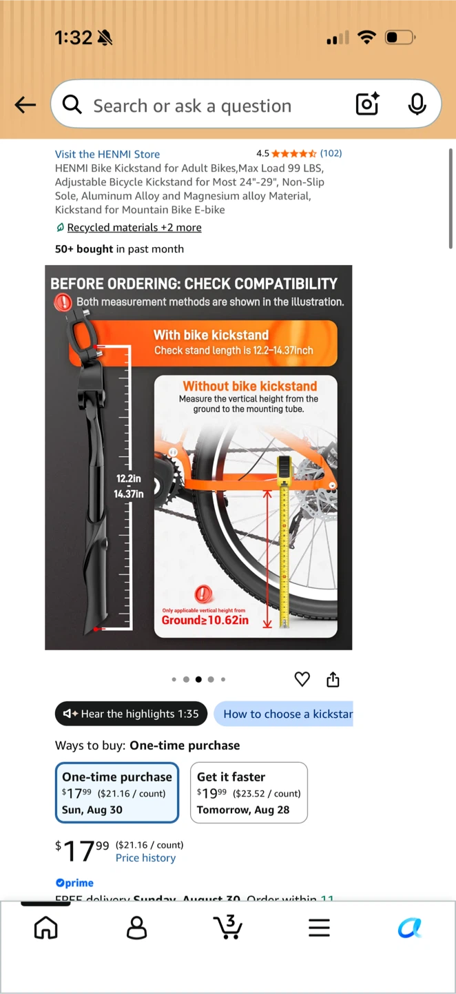 Bike Kickstand for Adult Bikes - photo 4