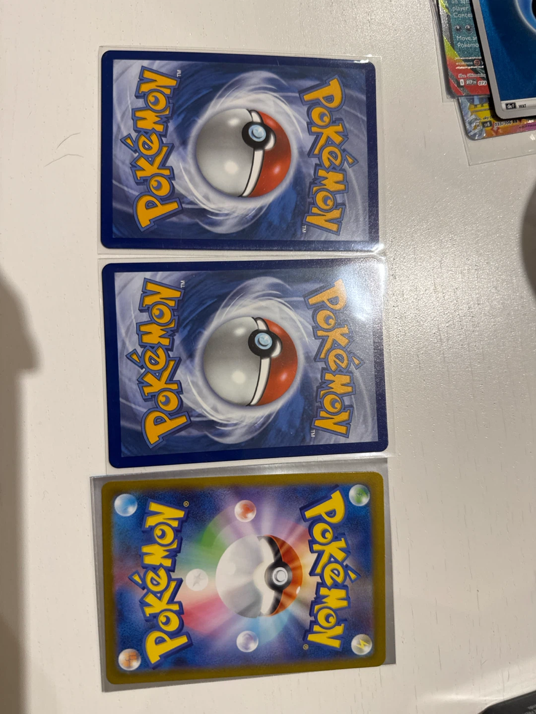 3 Pokémon Trading Cards - Raticate, Deoxys, Bellibolt - photo 2