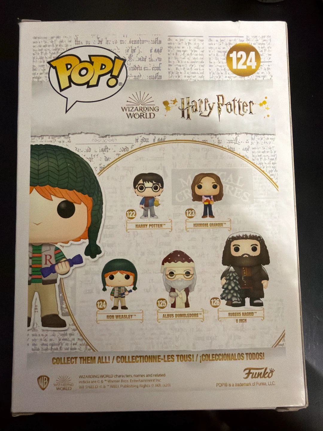 Funko Pop! Harry Potter Ron Weasley #124 Vinyl Figure - photo 2