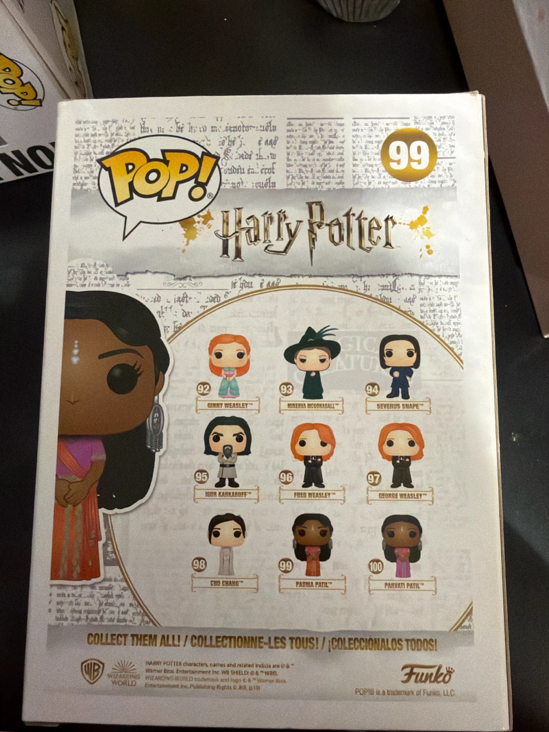 Funko Pop! Harry Potter #99 Padma Patil Vinyl Figure - photo 2