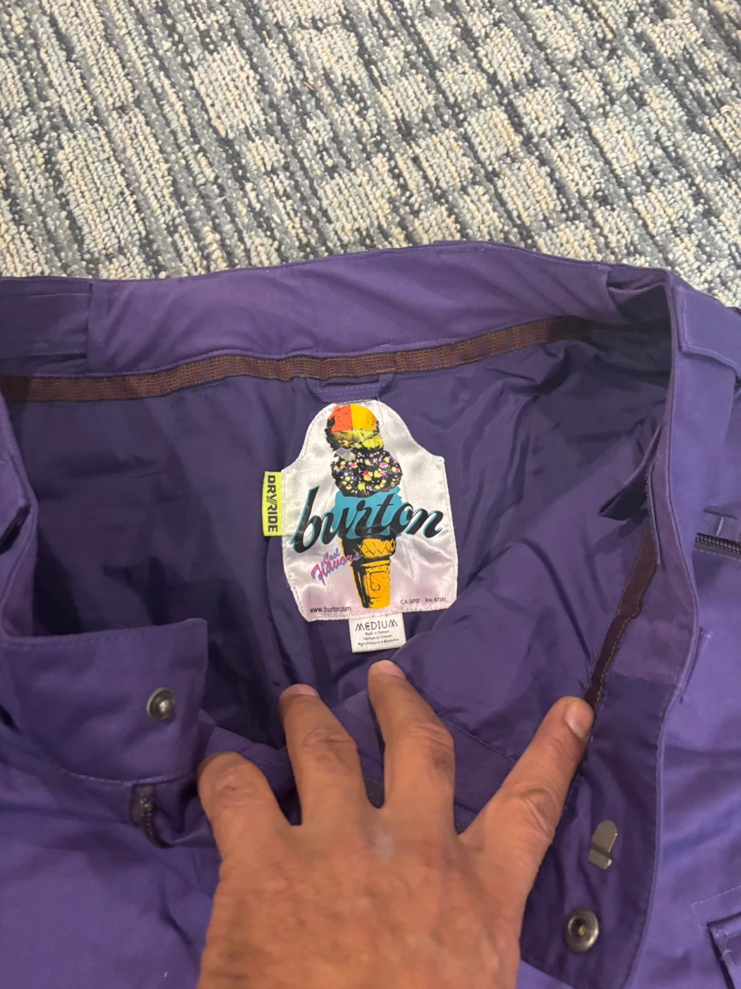 Burton Snowboard Pants - Medium - Purple - photo 3
