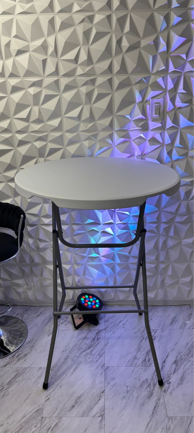 Round Folding Bar Table - photo 2