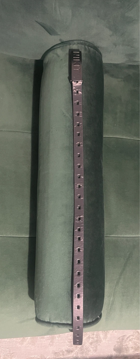 Nikita Black Leather Belt