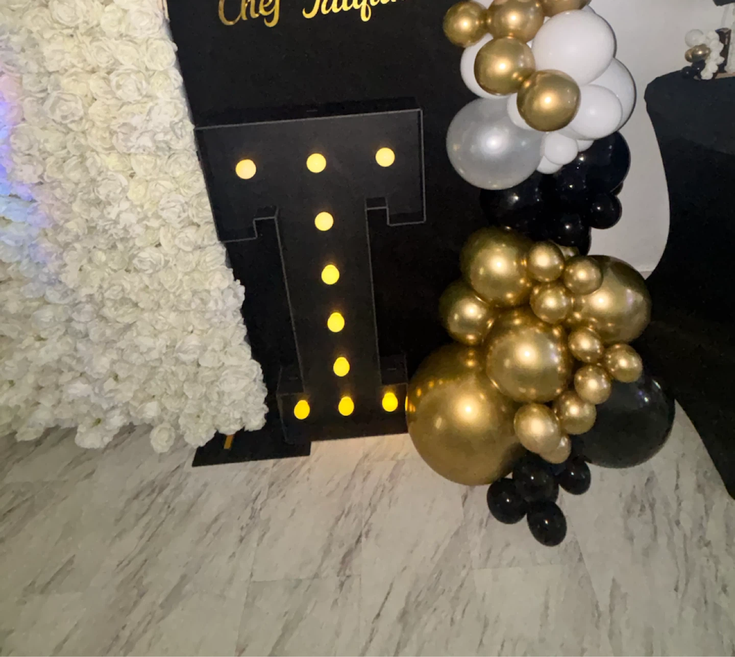 4ft Light-Up Marquee Letter T