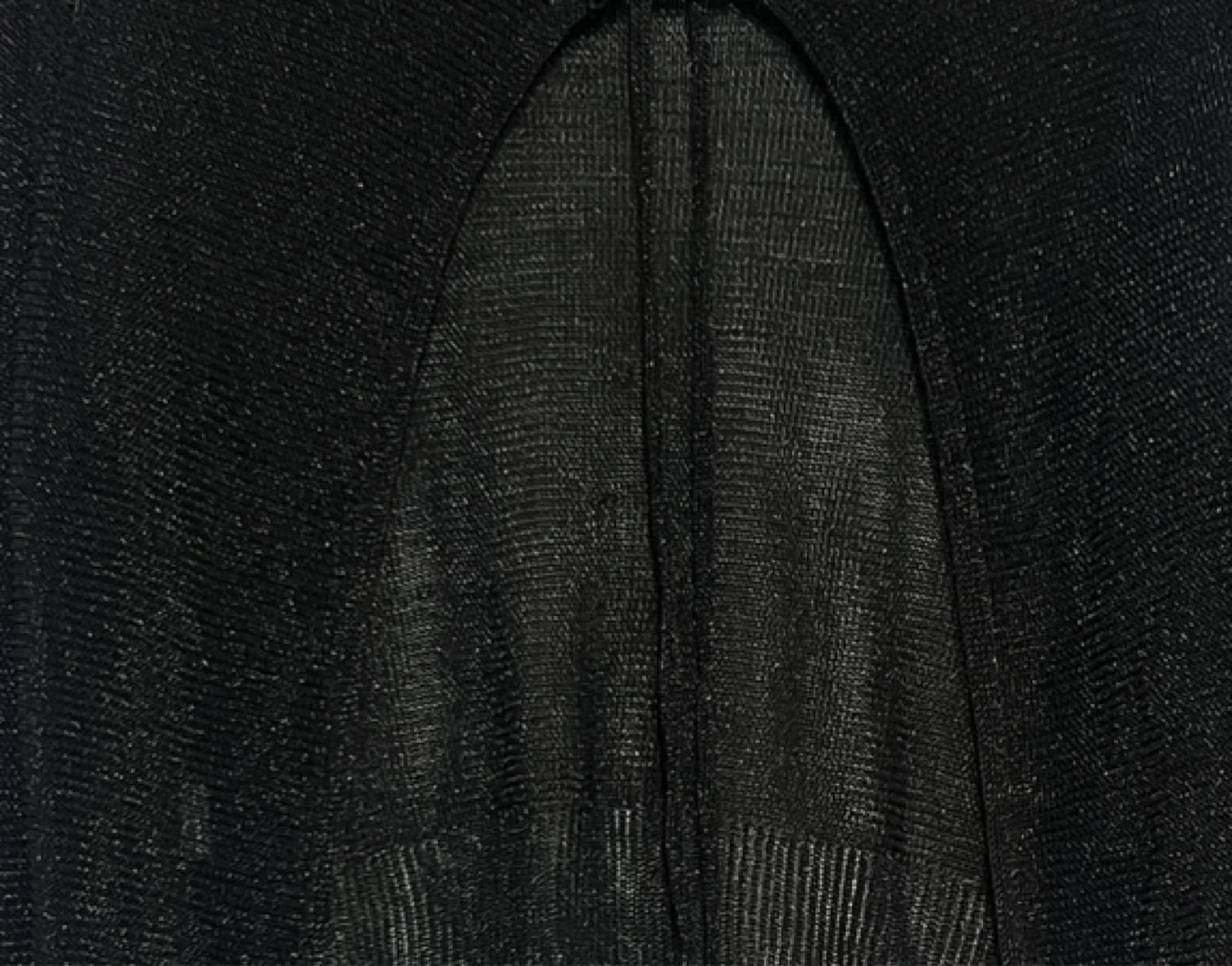 Zara Dark Silver Metallic Thread Tie Cardigan - photo 3