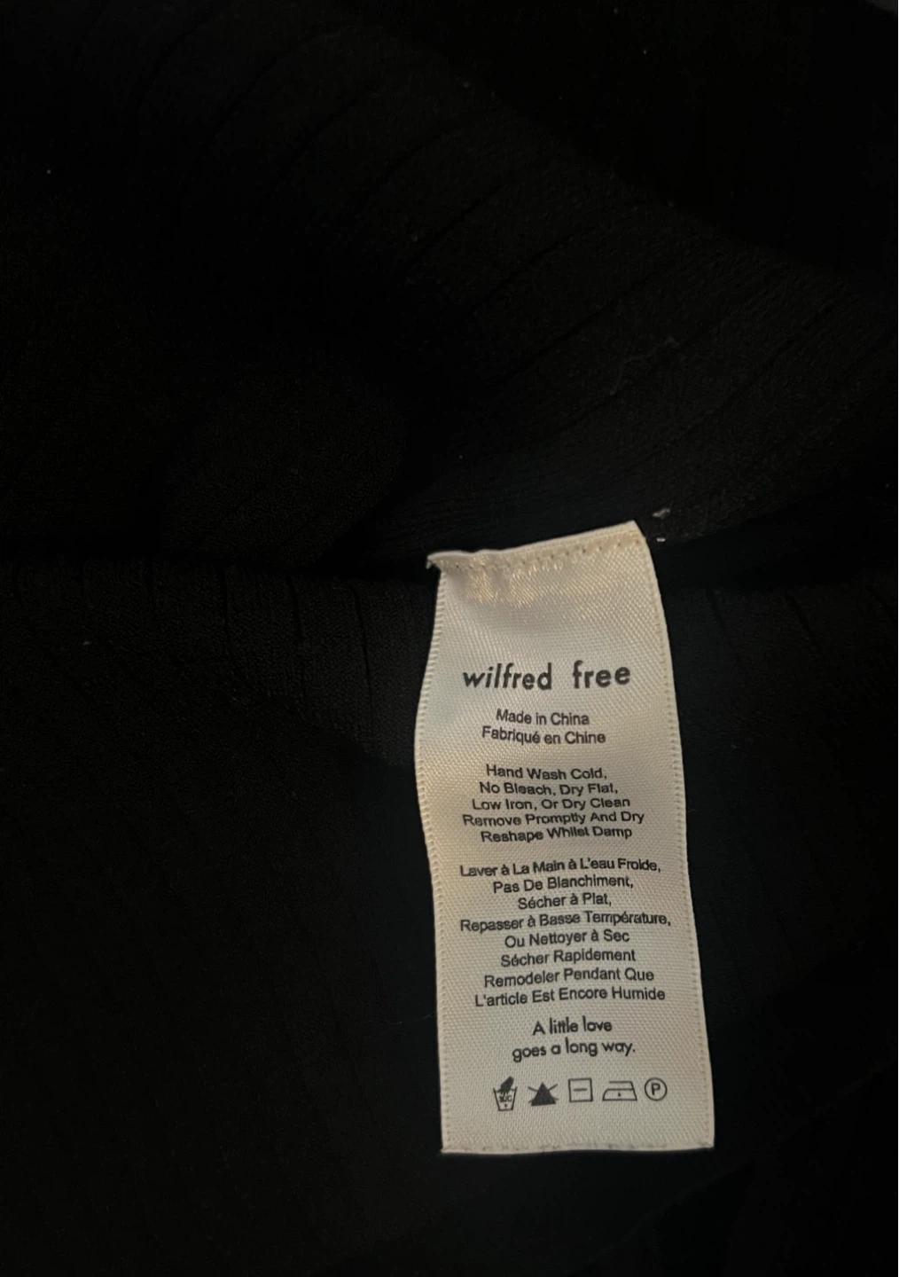 Aritzia Wilfred Free Black Turtleneck Sweater - photo 4