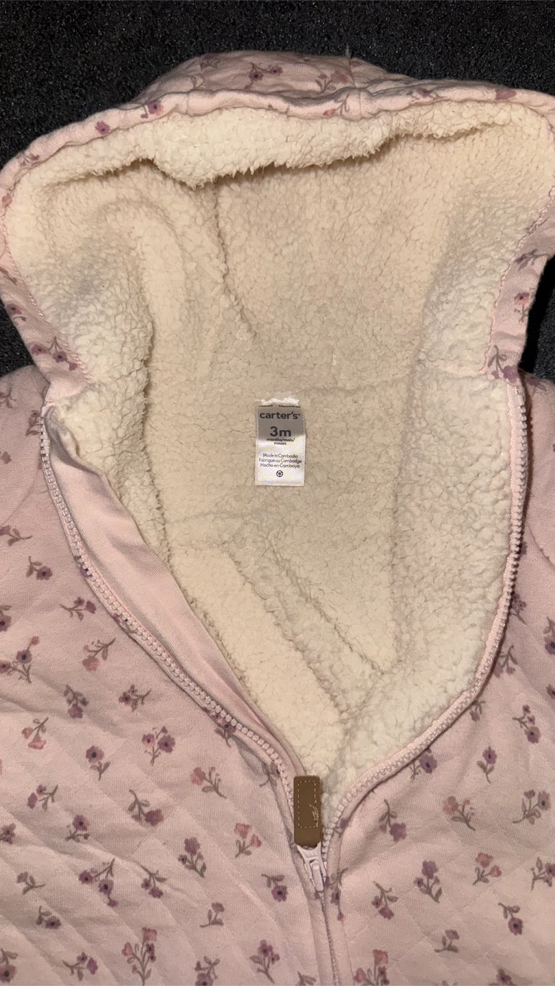 Carter’s Floral Sherpa Bunting – 3M - photo 2