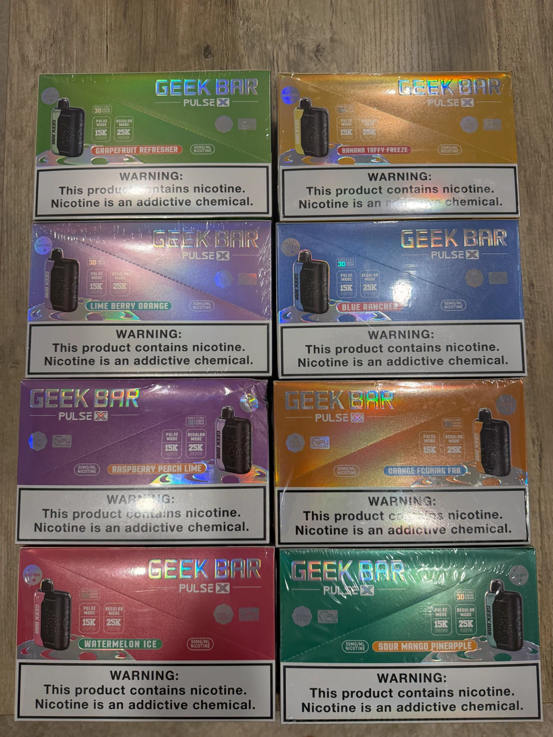 Geek Bar Pulse X Disposable Vape (8 Flavors)