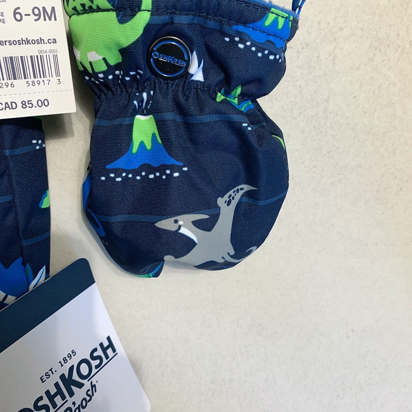 Oshkosh Kids Snowsuit 6-9 Months Baby Boys 1-Piece Snowsuit NEW - photo 3