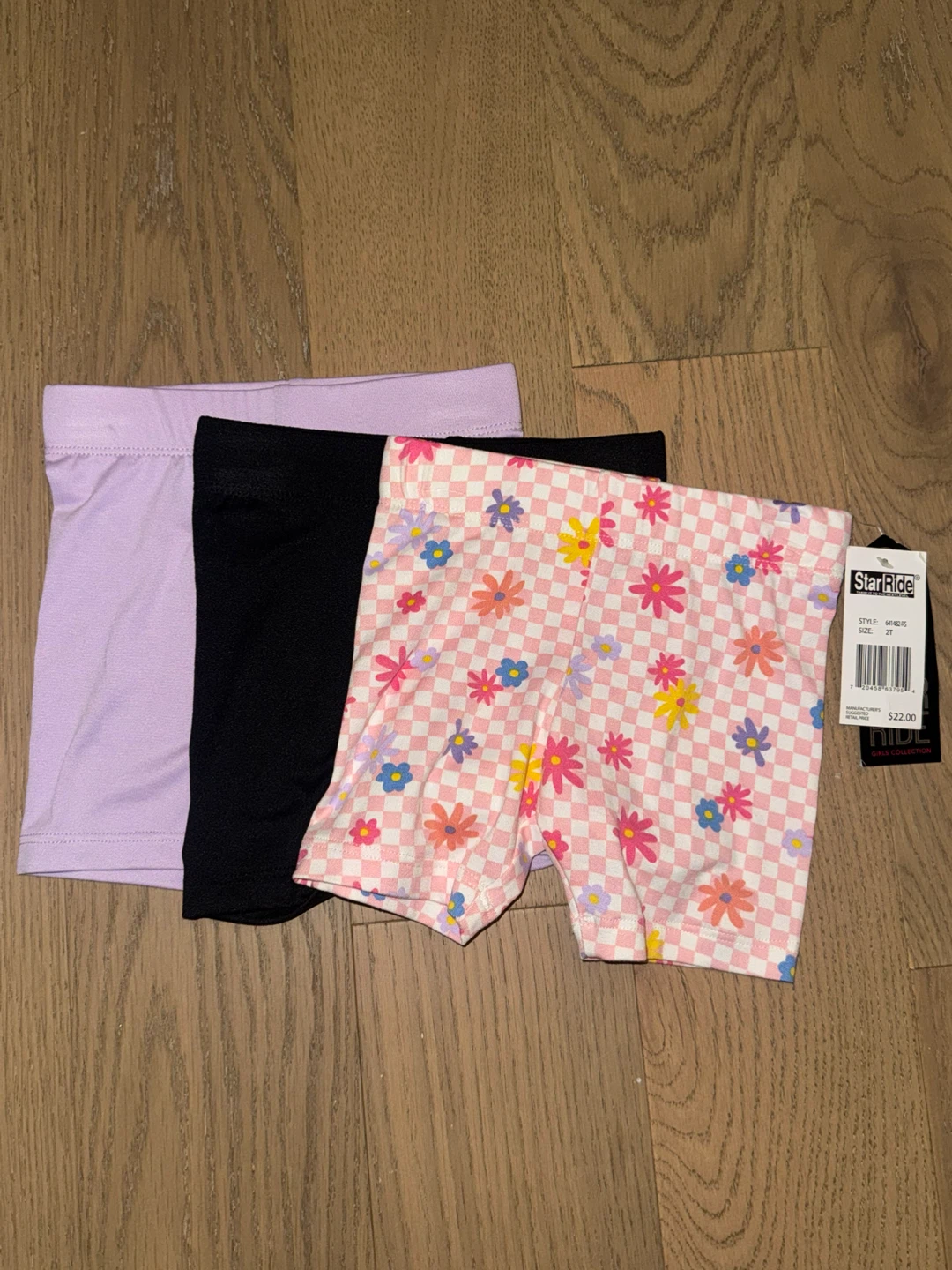 Girls’ 3-Piece Shorts Set – Size 2T - photo 2