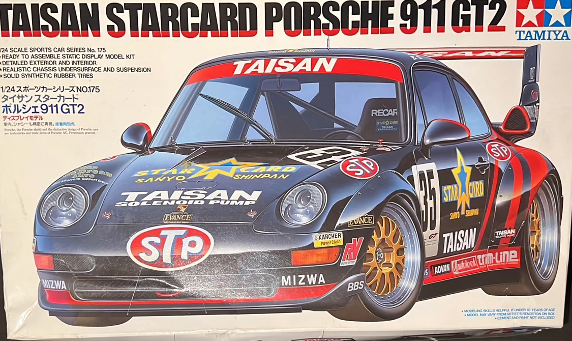 Tamiya 1/24 Scale Taisan Starcard Porsche 911 GT2 Model Kit