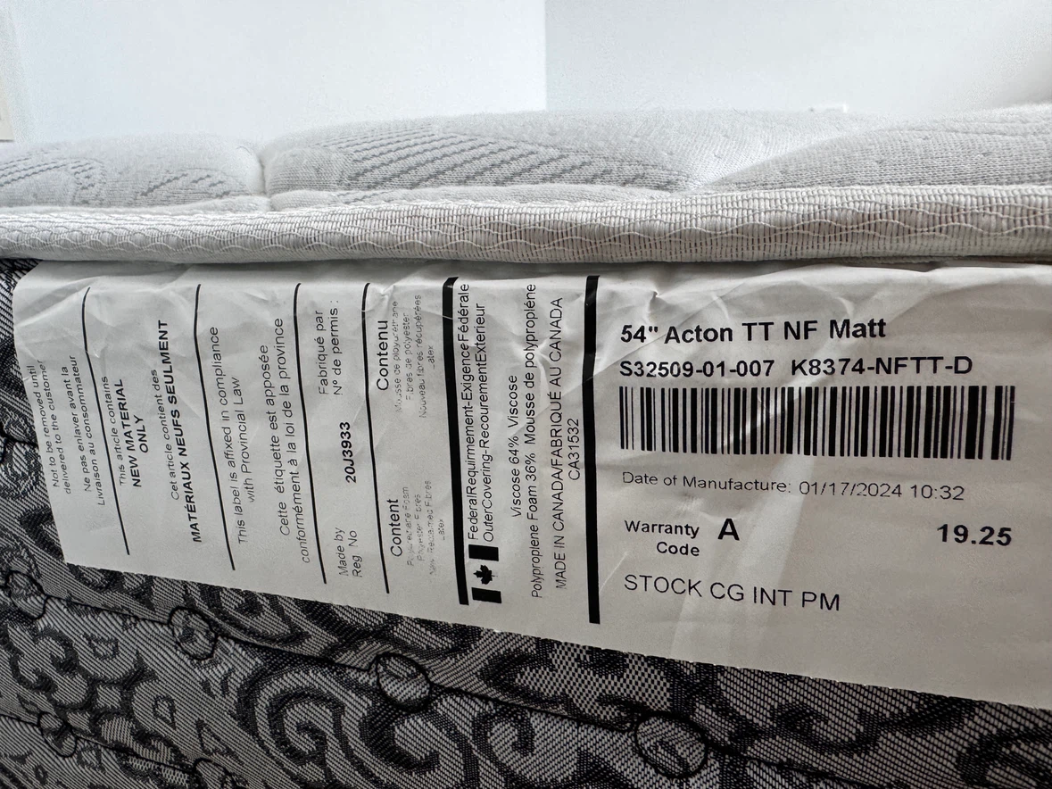 Double(Full) Size Mattress - Excellent Condition