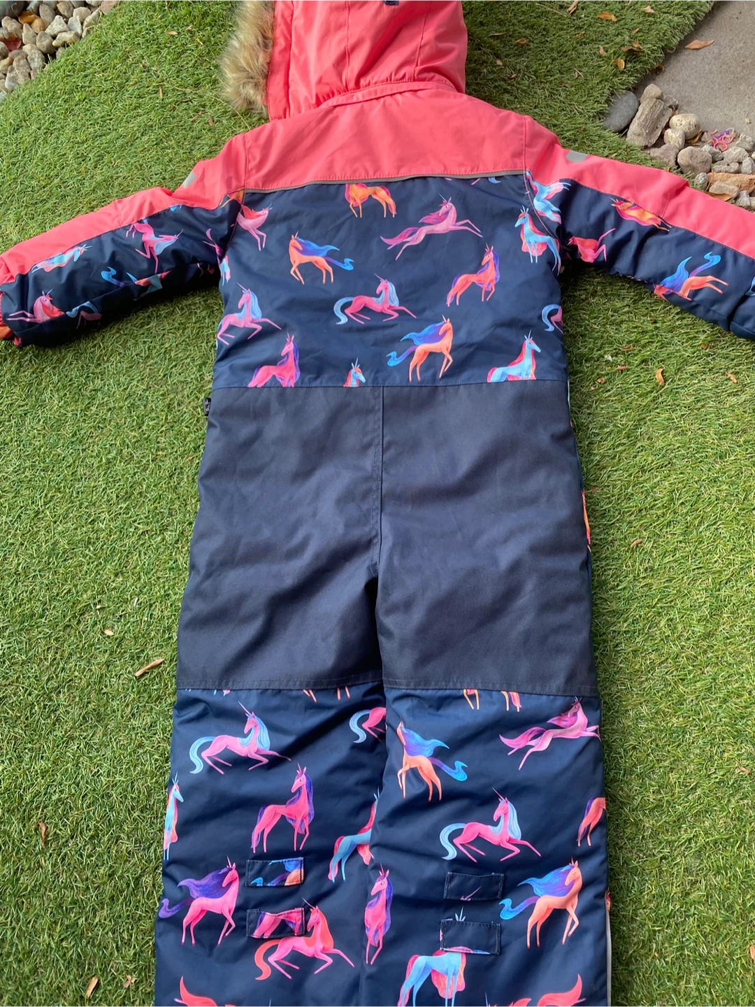 Deux par Deux Kids Size 5 One Piece Snowsuit - Unicorns - 5T - photo 3