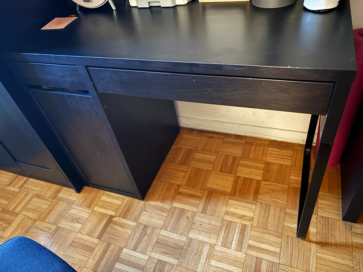 Desk with chair