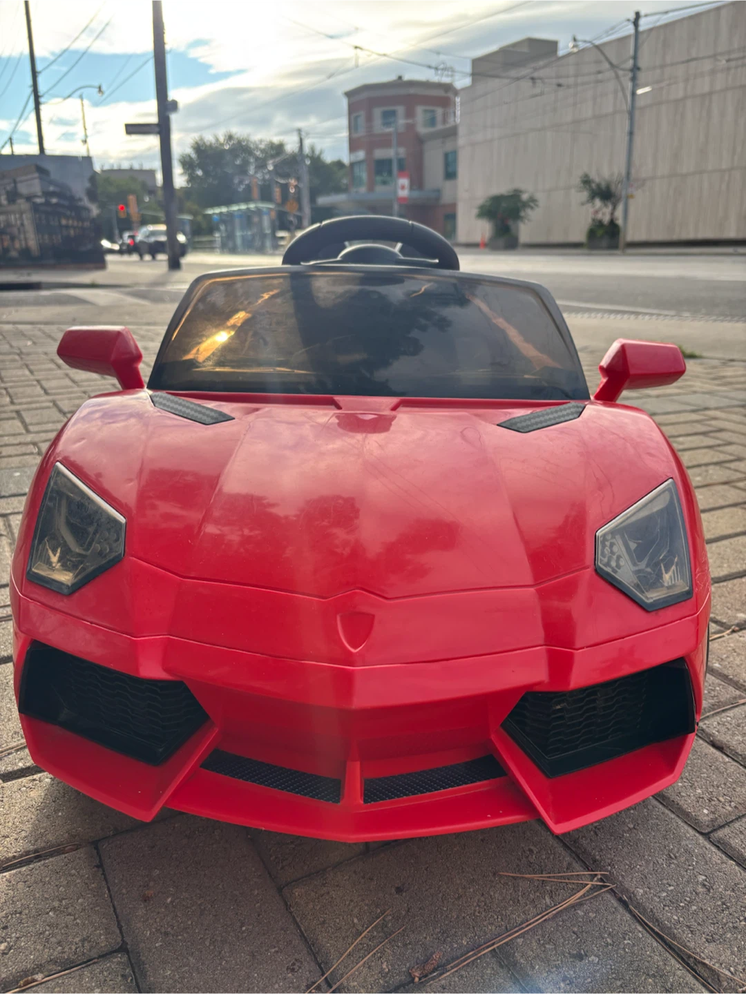 Red Ride-On Super Car for Kids