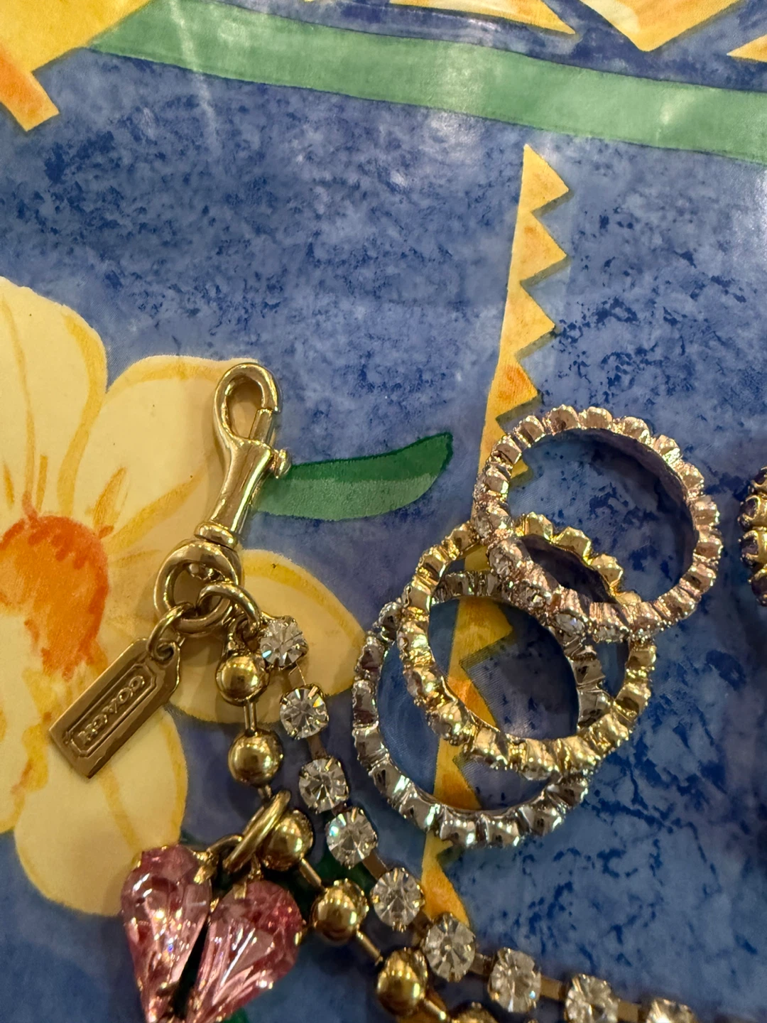 Coach Charm Bracelet & Rings Set - photo 3