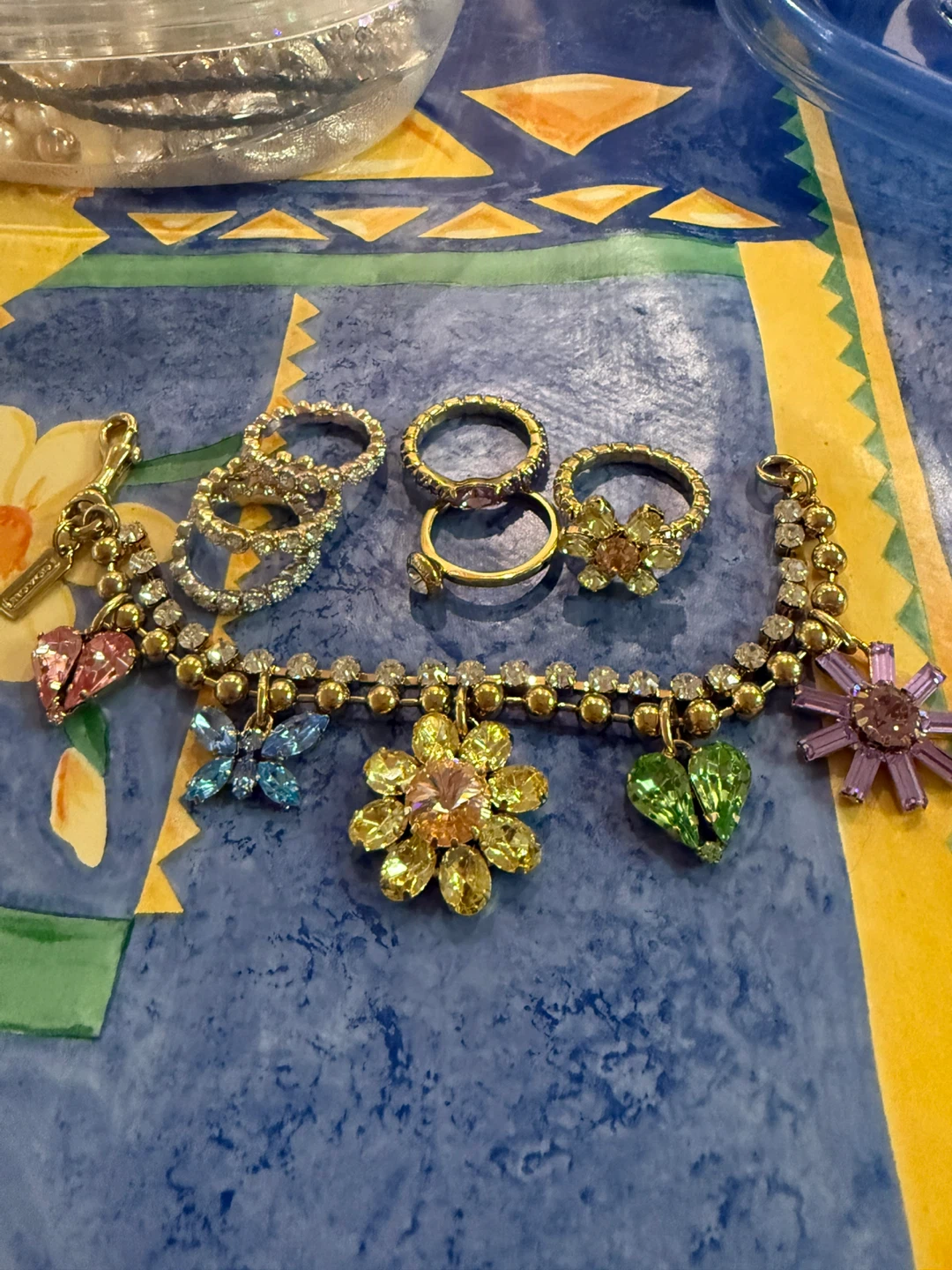 Coach Charm Bracelet & Rings Set - photo 2