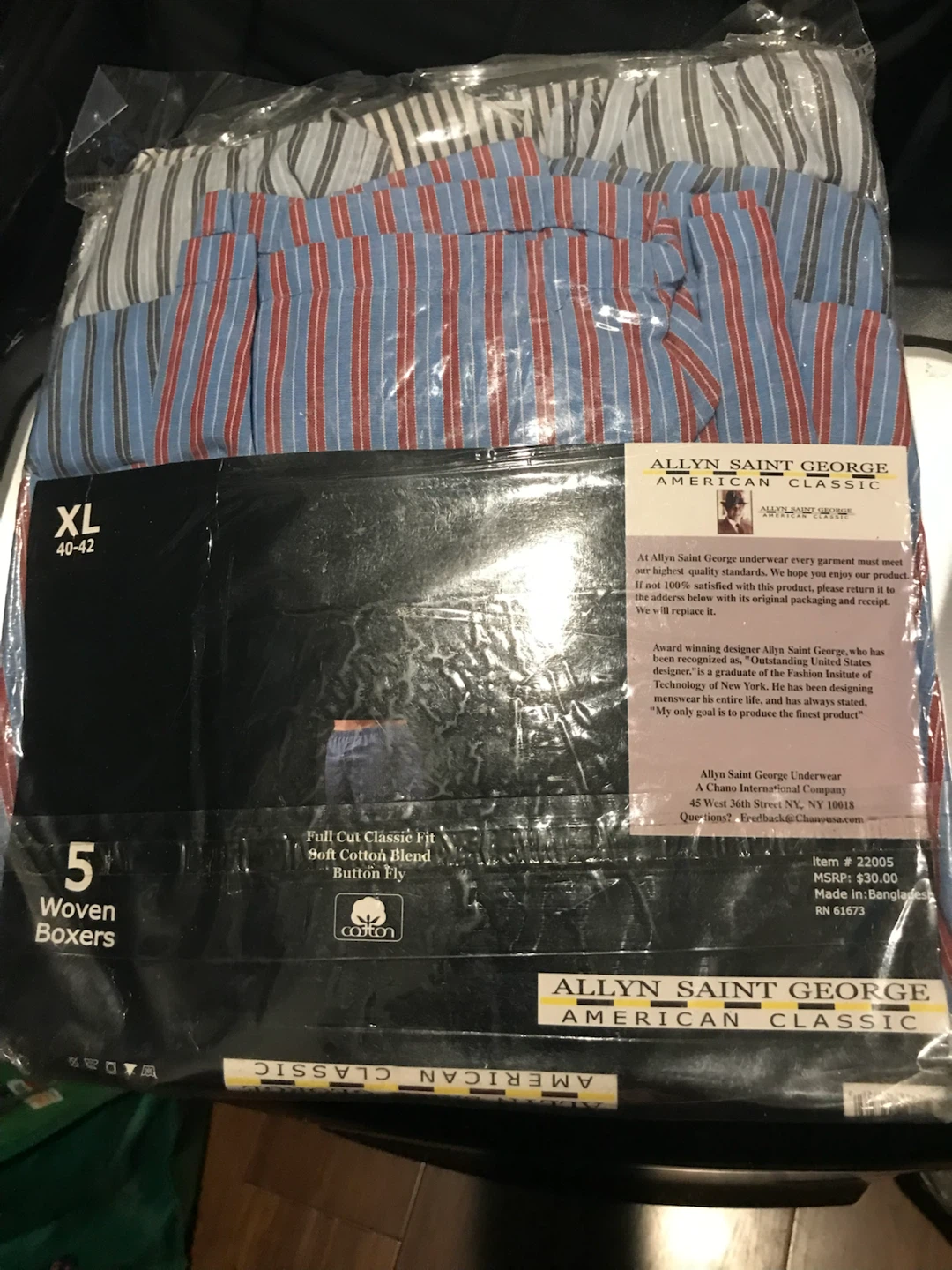 Allyn Saint George Men's 5 Pack Knit Boxers (New) - photo 3