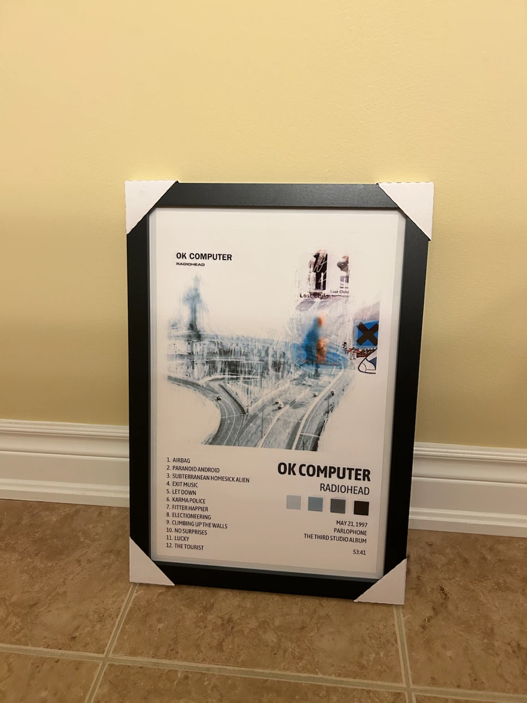 Radiohead Album Cover Framed Poster