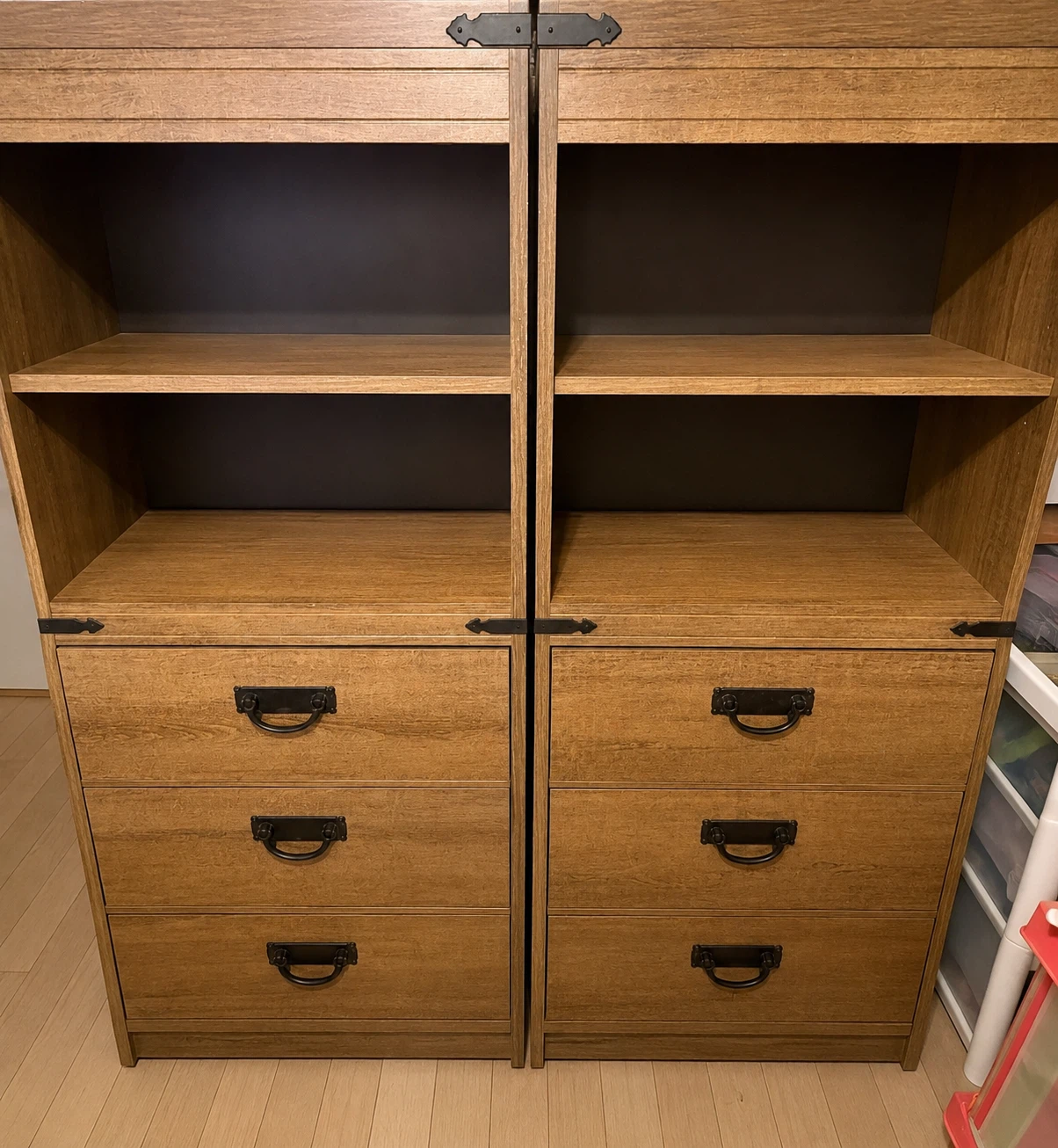 Wooden Storage Twin Bed Frame with Drawers - photo 2