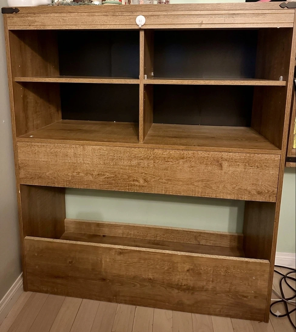Wooden Storage Twin Bed Frame with Drawers - photo 3