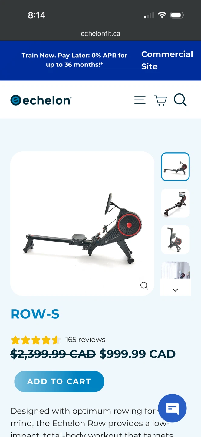 Echelon Row-S Foldable Rowing Machine - photo 4