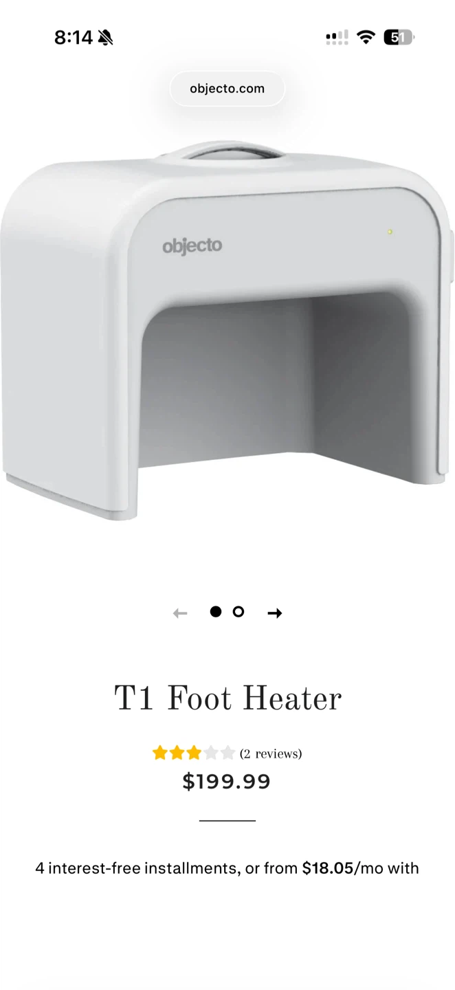 Objecto Foot Heater