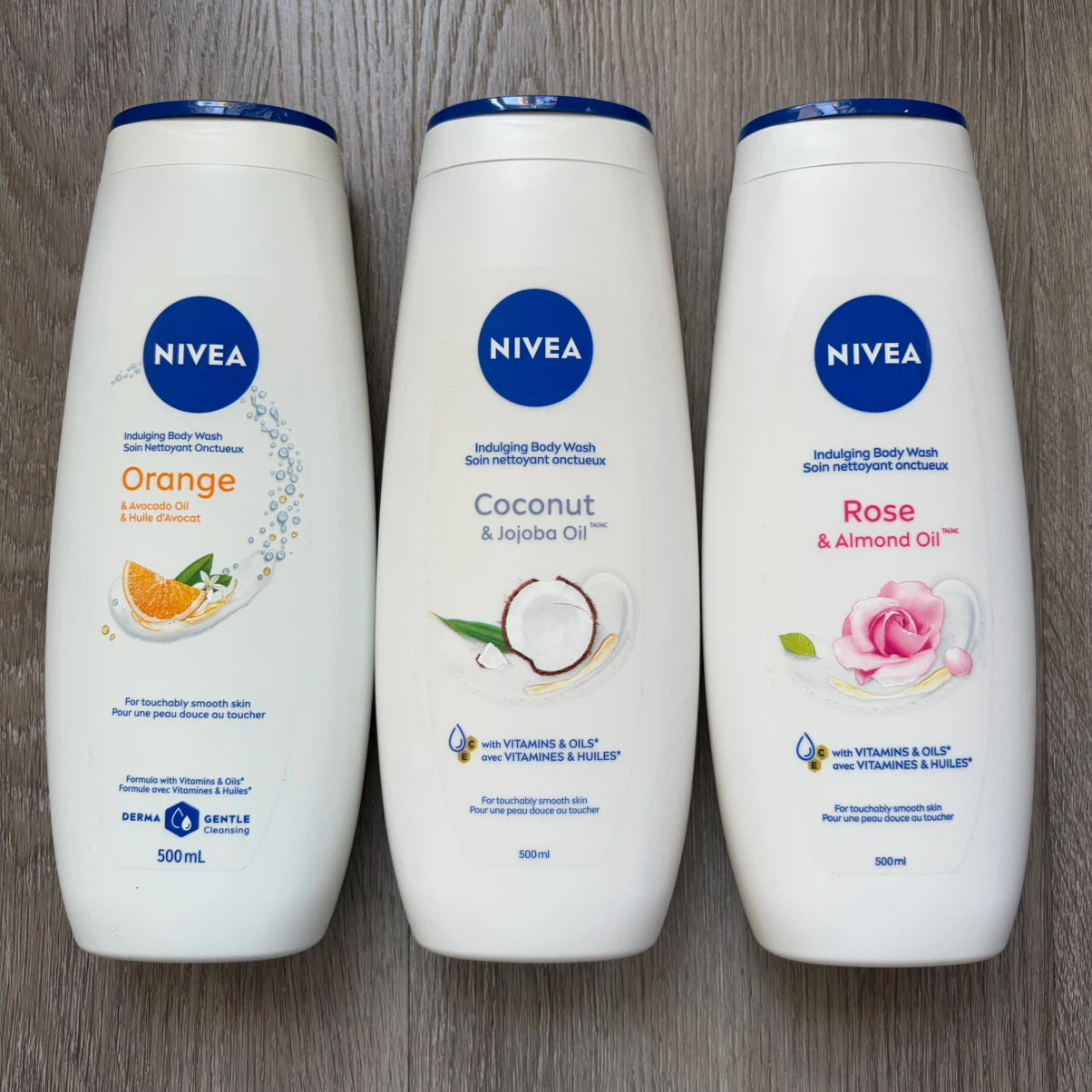 Nivea body wash (500ml) x 3 bottles