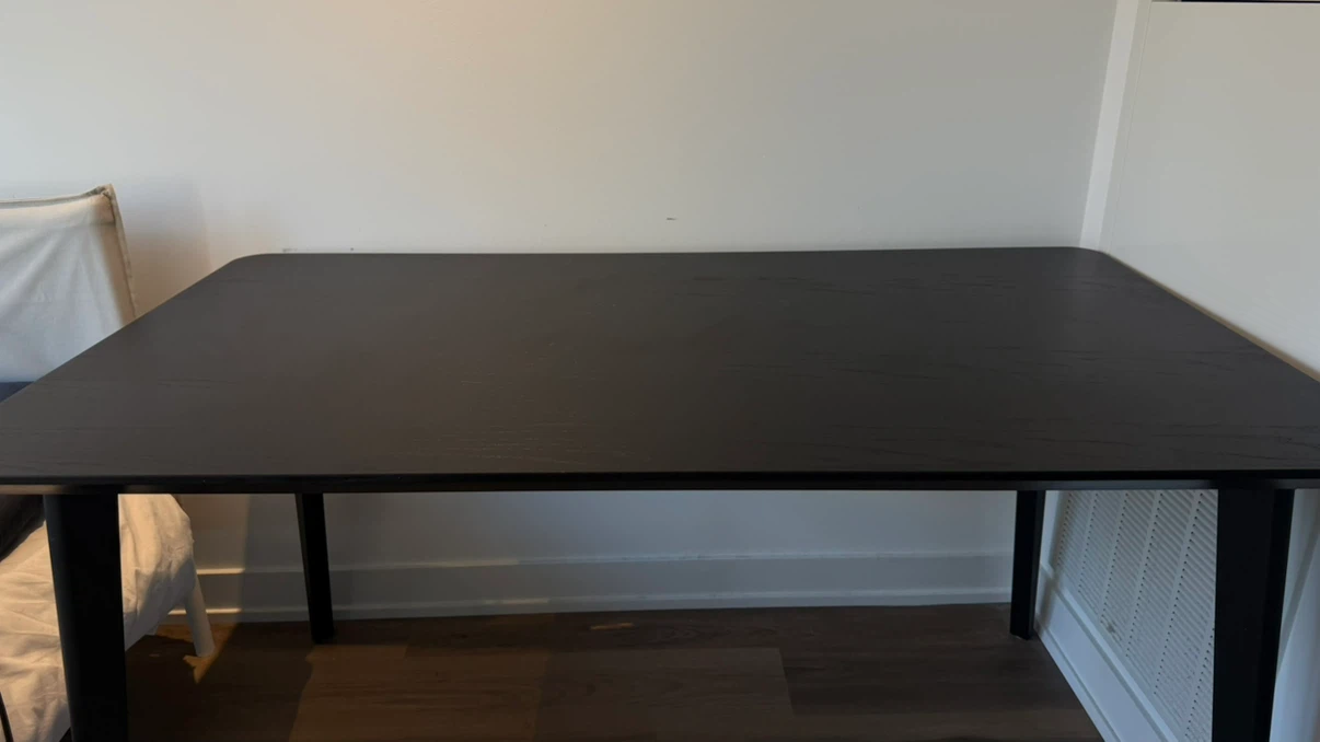 Black Dining/Desk Table - photo 2