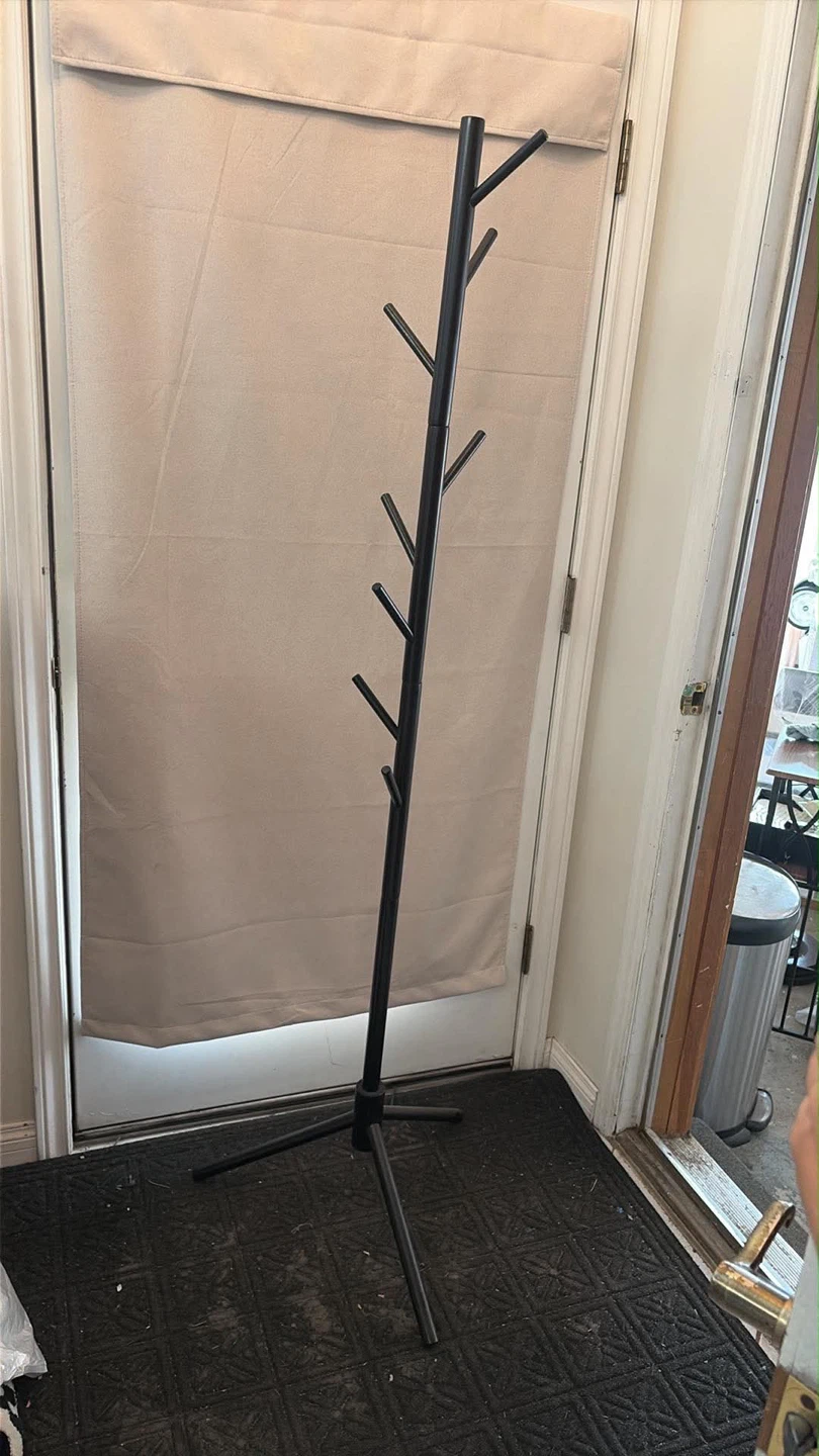 Black Coat Rack Stand