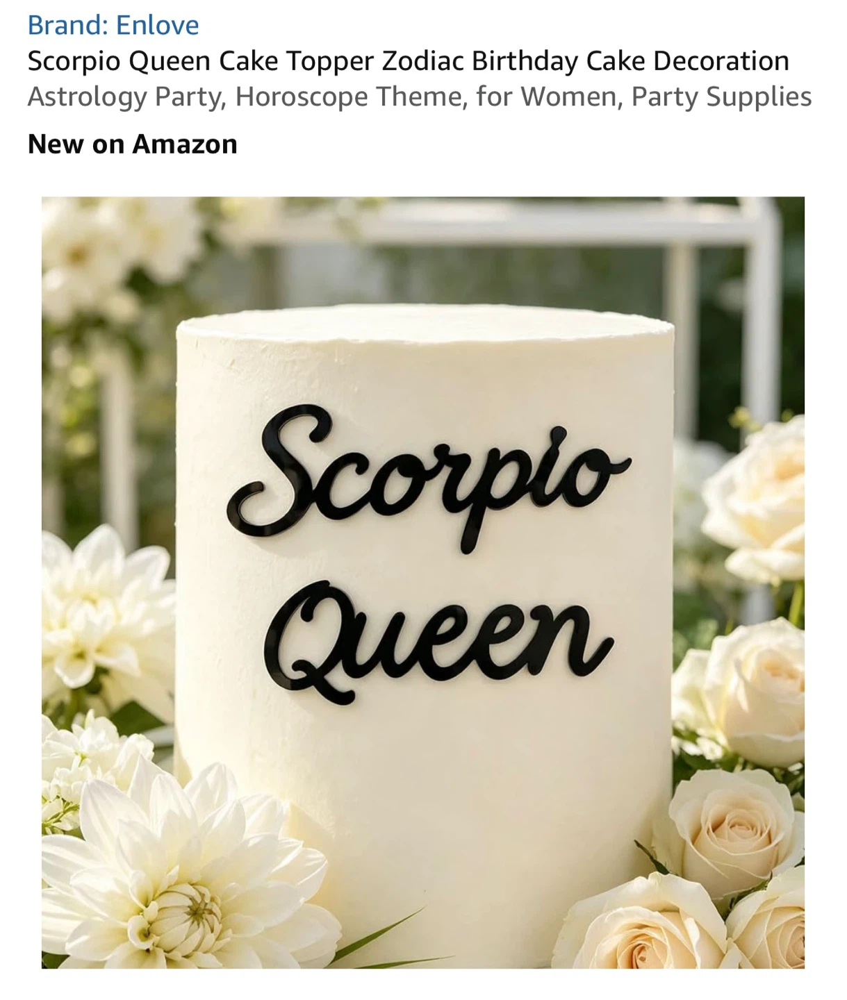 Enlove Scorpio Queen Cake Topper - photo 4