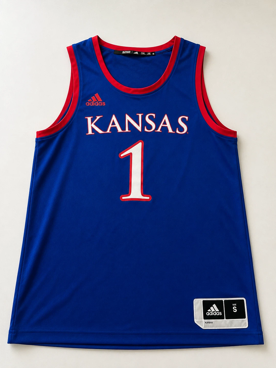 Adidas Kansas Jayhawks Basketball Jersey #1 - photo 2