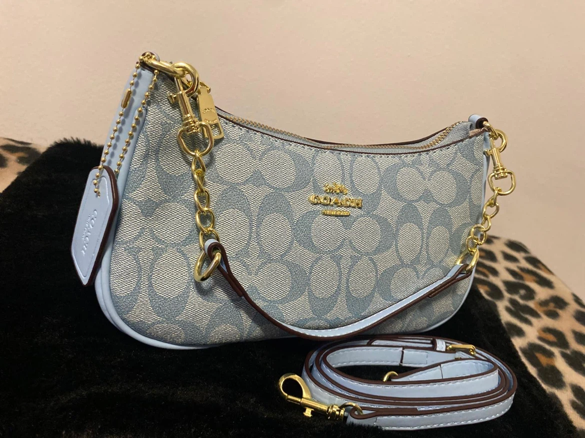 Coach Blue Teri Shoulder Bg - photo 2
