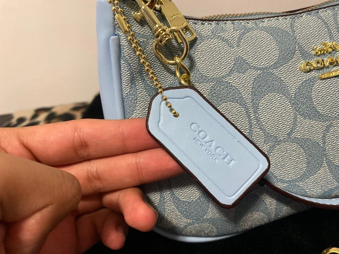 Coach Blue Teri Shoulder Bg - photo 3