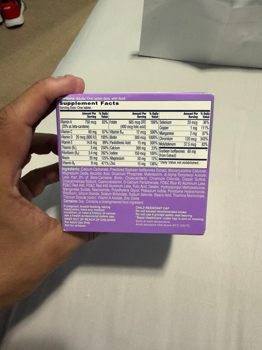 One A Day Women's Multivitamin Menopause Formula - 50 Tablets - photo 3
