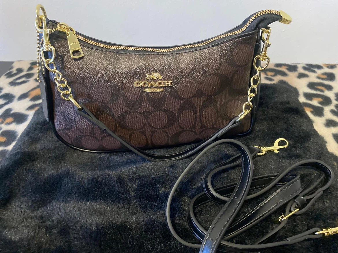 Coach Brown Teri Shoulder Bag