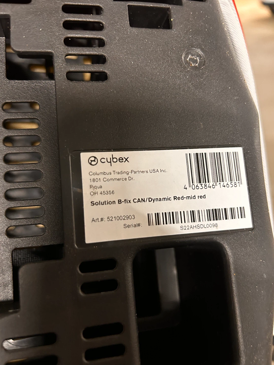 Cybex solution b-fix car seat/booster - photo 2