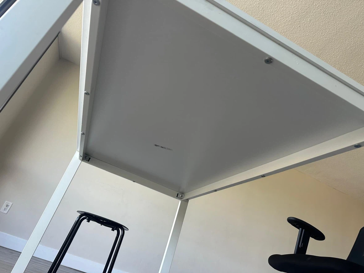 White IKEA Desk - photo 2