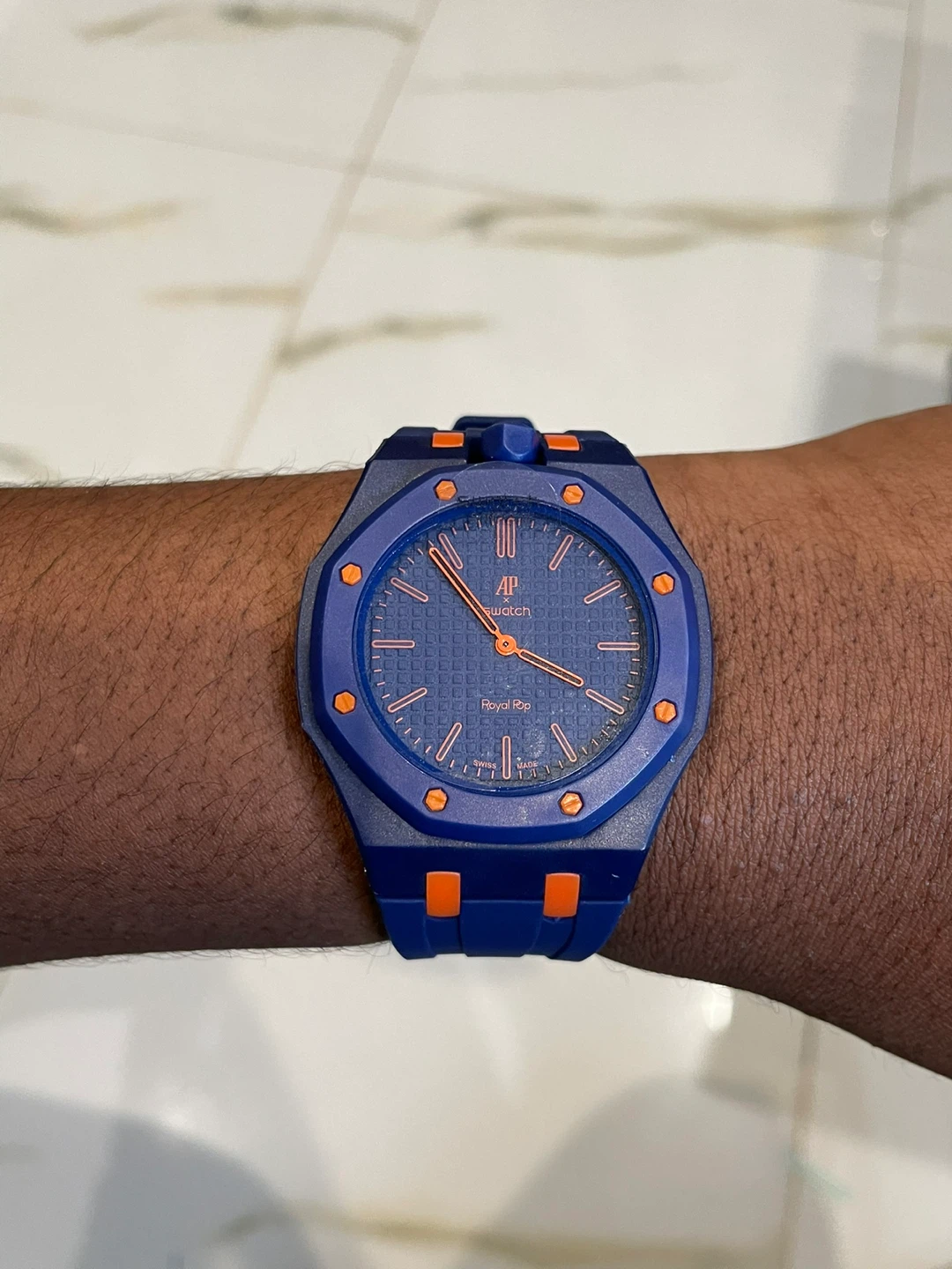 AP x Swatch Royal Pop With Silicone Band - photo 5
