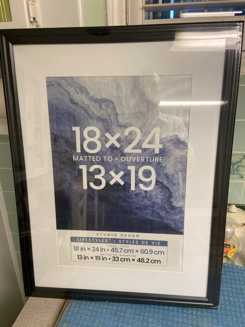 Studio Decor 18x24 Picture Frame Mattable to 13x19