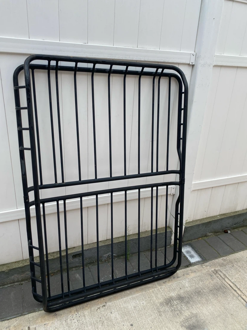 Black Metal Cargo Basket - photo 2