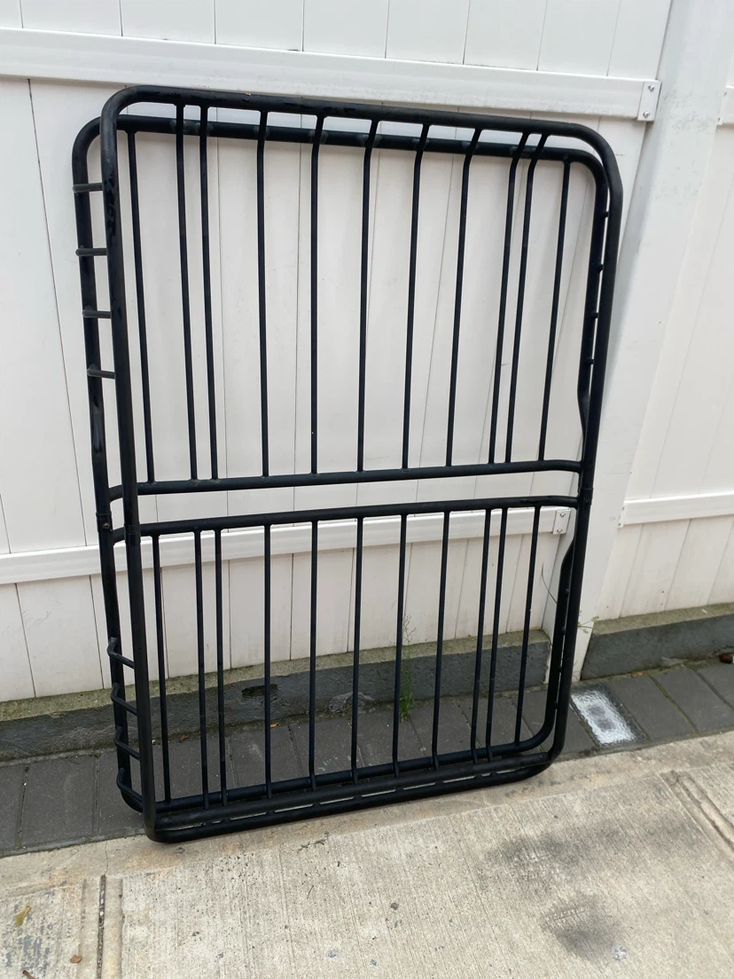Black Metal Cargo Basket