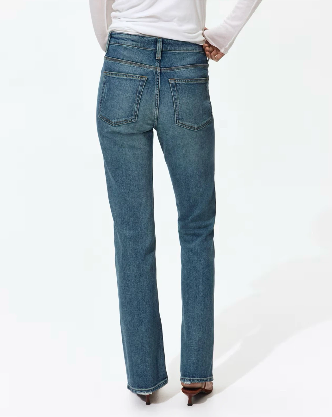 H&M High-Waist Bootcut Jeans — Size 18 - photo 5