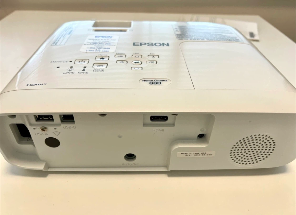 Epson Home Cinema 880 Projector - photo 4